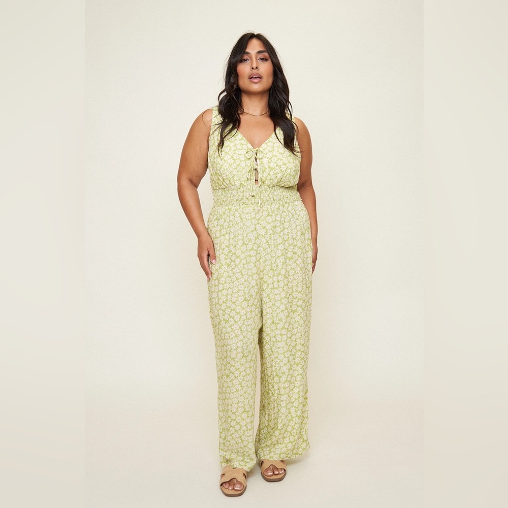 Jamie Tie Front Jumpsuit 3x